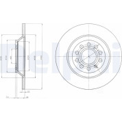 Delphi | Bremsscheibe | BG4088
