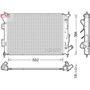 Denso | Kühler, Motorkühlung | DRM45032