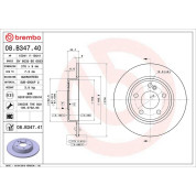 Brembo | Bremsscheibe | 08.B347.41