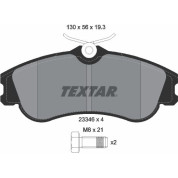 Textar | Bremsbelagsatz, Scheibenbremse | 2334602
