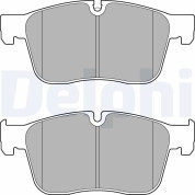 Delphi | Bremsbelagsatz, Scheibenbremse | LP3187