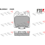 FTE | Bremsbelagsatz, Scheibenbremse | 9011025