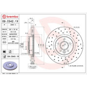 Brembo | Bremsscheibe | 09.C542.1X