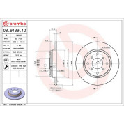 Brembo | Bremsscheibe | 08.9139.10