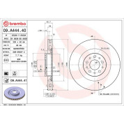Brembo | Bremsscheibe | 09.A444.41