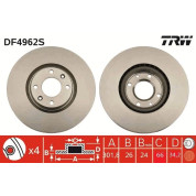 TRW | Bremsscheibe | DF4962S