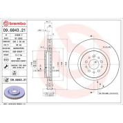 Brembo | Bremsscheibe | 09.6843.21