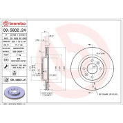 Brembo | Bremsscheibe | 09.5802.21