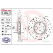 Brembo | Bremsscheibe | 09.B352.1X