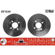 TRW | Bremsscheibe | DF1530