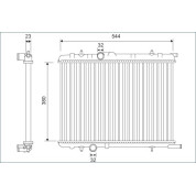 Valeo | Kühler, Motorkühlung | 701124