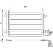 Valeo | Kondensator, Klimaanlage | 817806