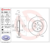 Brembo | Bremsscheibe | 09.D880.11