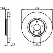 BOSCH | Bremsscheibe | 0 986 478 625