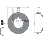 Textar | Bremstrommel | 94024700