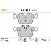 Valeo | Bremsbelagsatz, Scheibenbremse | 601473
