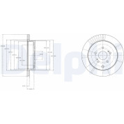 Delphi | Bremsscheibe | BG4329