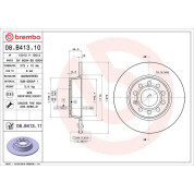 Brembo | Bremsscheibe | 08.B413.11