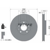 Textar | Bremsscheibe | 92195603