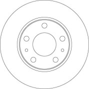 TRW | Bremsscheibe | DF6287