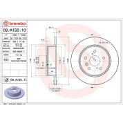 Brembo | Bremsscheibe | 08.A150.11