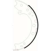 Textar | Bremsbackensatz, Feststellbremse | 91083100
