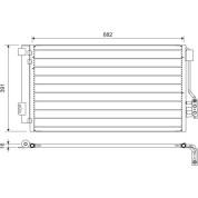 Valeo | Kondensator, Klimaanlage | 817842
