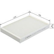 BOSCH | Filter, Innenraumluft | 1 987 432 205
