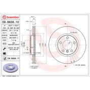 Brembo | Bremsscheibe | 09.B638.11