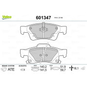 Valeo | Bremsbelagsatz, Scheibenbremse | 601347