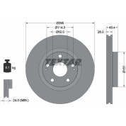 Textar | Bremsscheibe | 92168003