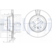 Delphi | Bremsscheibe | BG3959