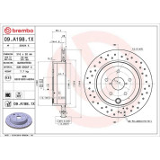 Brembo | Bremsscheibe | 09.A198.1X