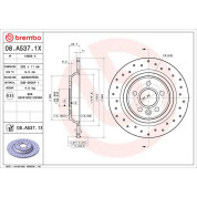 Brembo | Bremsscheibe | 08.A537.1X
