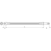 Metzger | Bremsschlauch | 4110442