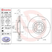 Brembo | Bremsscheibe | 09.A598.11