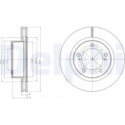 Delphi | Bremsscheibe | BG9067
