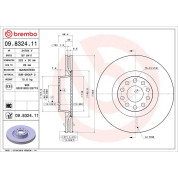 Brembo | Bremsscheibe | 09.8324.11