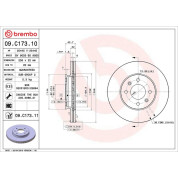 Brembo | Bremsscheibe | 09.C173.11