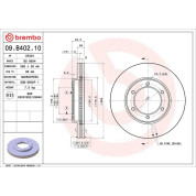 Brembo | Bremsscheibe | 09.B402.10