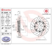 Brembo | Bremsscheibe | 09.B085.13