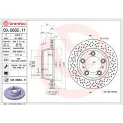 Brembo | Bremsscheibe | 09.6665.11