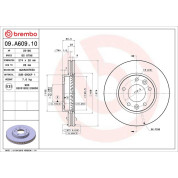 Brembo | Bremsscheibe | 09.A609.10