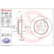 Brembo | Bremsscheibe | 08.B646.11