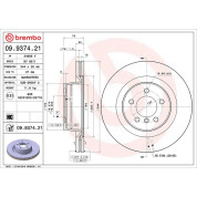 Brembo | Bremsscheibe | 09.9374.21