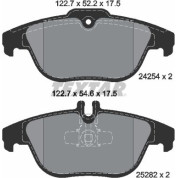 Textar | Bremsbelagsatz, Scheibenbremse | 2425401