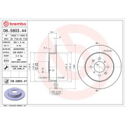 Brembo | Bremsscheibe | 08.5803.41