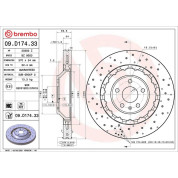 Brembo | Bremsscheibe | 09.D174.33