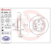 Brembo | Bremsscheibe | 08.B649.11