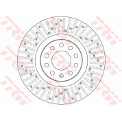 TRW | Bremsscheibe | DF6189S